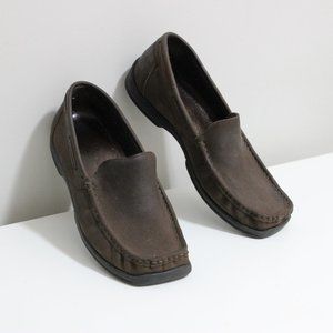 L.L. Bean Leather Slip On Boat Shoe Loafer Moc